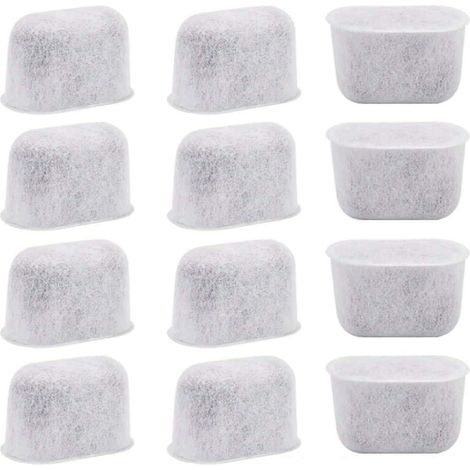 Packung mit 12 Aktivkohlefiltern für Cuisinart Kaffeemaschinen - Kompatibel mit allen Modellen