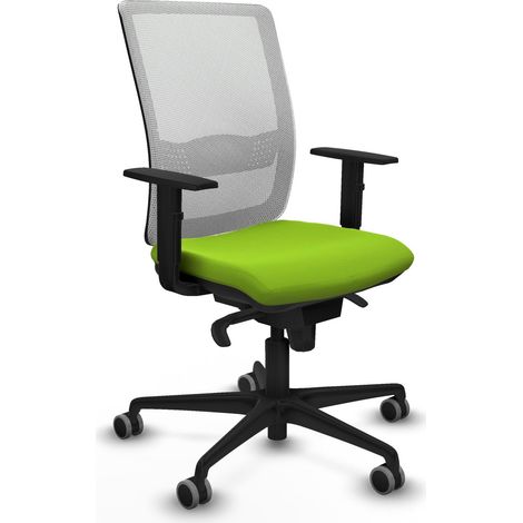 Silla de oficina piqueras y crespo Haches cuero sintético pistacho (1/2)