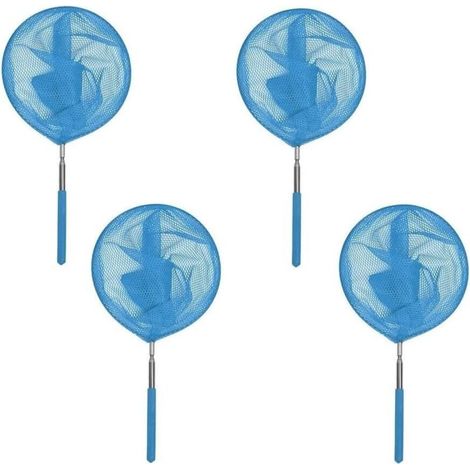 Épuisettes pour Piscine - 4 Pieces 33,46 Pouces Épuisette De Fond Acier Inoxydable À Maille Fine Spa & Petites Piscines Outil d'entretien Extérieure pieces (1/5)