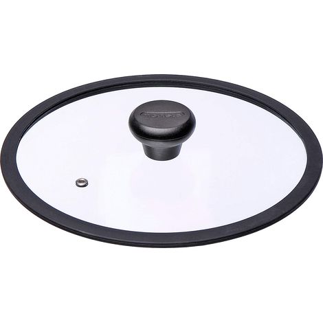 Moneta Etnea Coperchio Vetro con Bordo in Silicone, 24 cm (1/5)