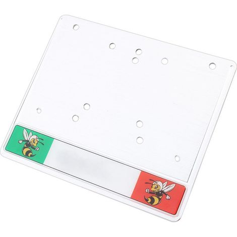 Soporte para matrícula compatible con todos los modelos Vespa GTS LX LXV Sprint Primavera 50 125 250 300 GTS 300ie S 50 Sprint 50 (Color: Plata) (1/5)