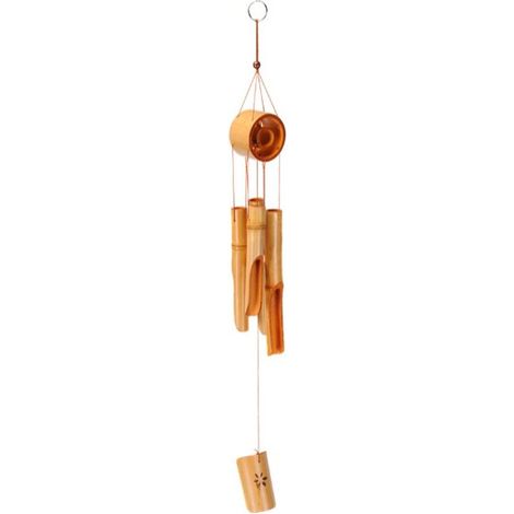 PROGARDEN timbre viento bambu 75 cm , Timbre viento bambú 75 cmFabricado en bambú de alta calidadIdeal para colgar cerca de puertas y vetanas para escuchar su agradabel son (1/2)