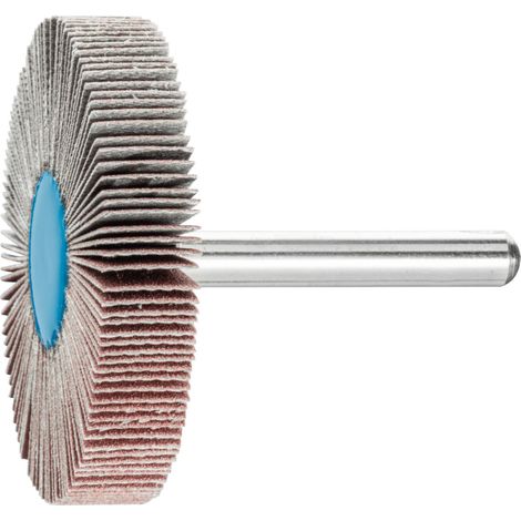 PFERD TOOLS Korund Fächerschleifer F Ø 50x10mm Schaft-Ø 6 mm A240 für Feinschliff und Finish 10 Stk (1/4)
