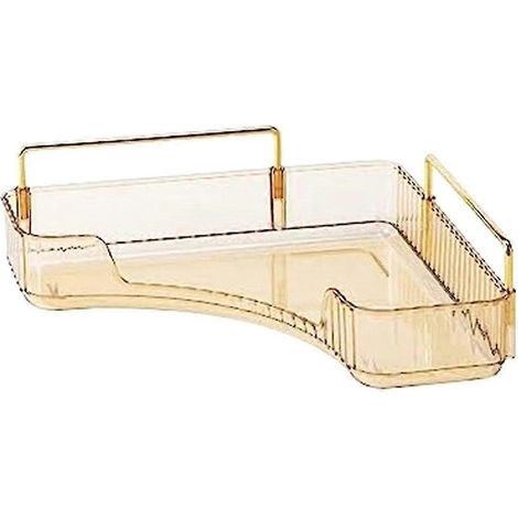 Organisateur d'angle pour comptoir de salle de bain, étagère de comptoir, organisateur de maquillage pour coiffeuse, rangement pour parfums (1/5)