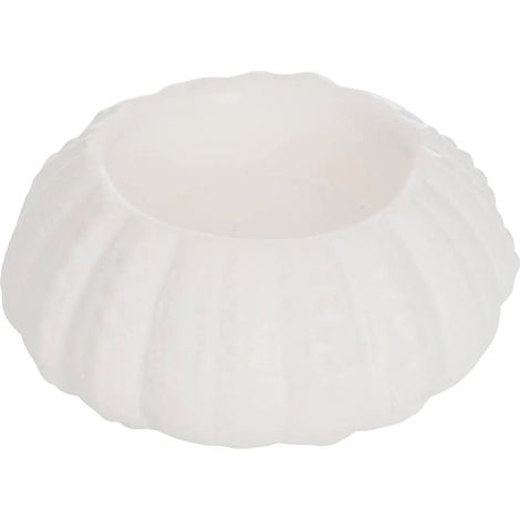 Photophore en Céramique "Océania" 8cm Blanc