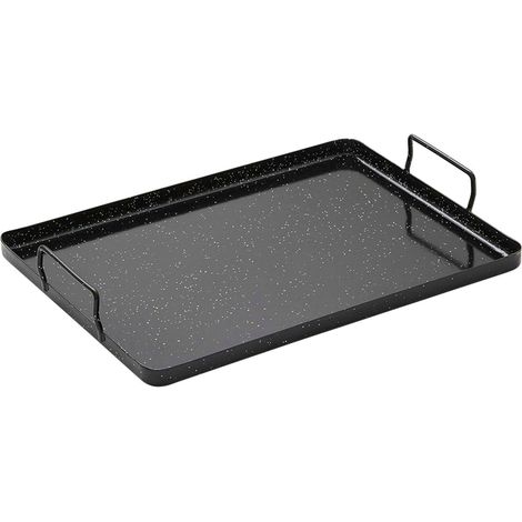 Plato rectangular esmaltado 20 x 25 cm