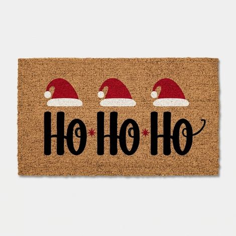 Weihnachtliche rutschfeste PVC-Fußmatte 40x70 cm Yule (1/2)