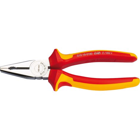 Pince universelle RS PRO, L. (hors tout) 200 mm, L. (mâchoire) 43mm ( Prix pour 1 )