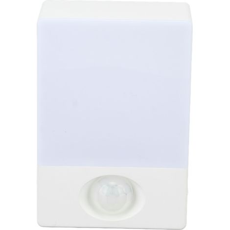 Veilleuse LED rechargeable et écoénergétique (4000 Kelvin) avec détecteur de mouvement pour bureau, lit, couloir (1/5)