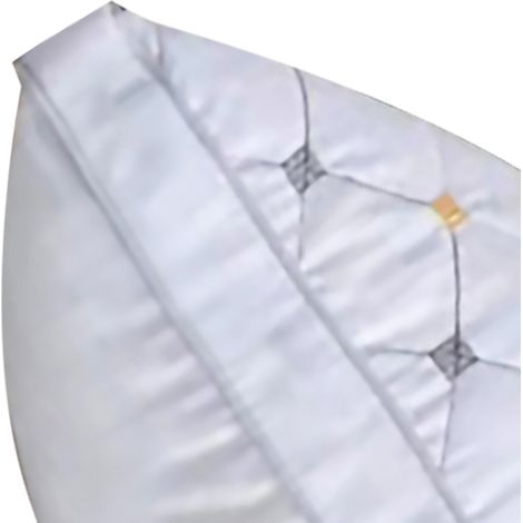 Coussin d'oreiller Hilton en microfibre plumeuse, modèle hôtel classique blanc étoilé, soutien cervical pour lit simple, usage domestique, garnissage 800g, forme tridimensionnelle. (1/5)