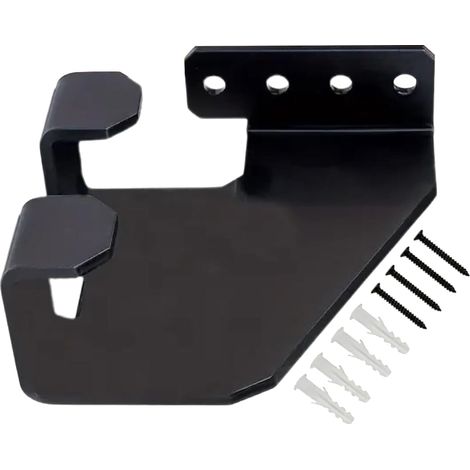 Support tronçonneuse Rangement mural gain de place Range-outils jardin acier carbone Scie à main, pelle, bidon d'huile : rangement pour atelier, garage, outils de jardin et (1/5)