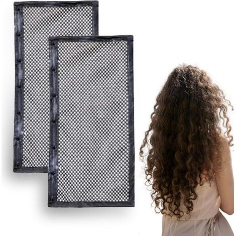 Asciugacapelli Length N Lock, con 2 retine arricciacapelli e rete per capelli lunghi, 33 cm.