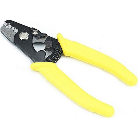 CFS-3 Fiber Optic Wire Stripper with Three-Hole Segmented Anti-Slip Handle, Safety Buckle for Loose Tubes