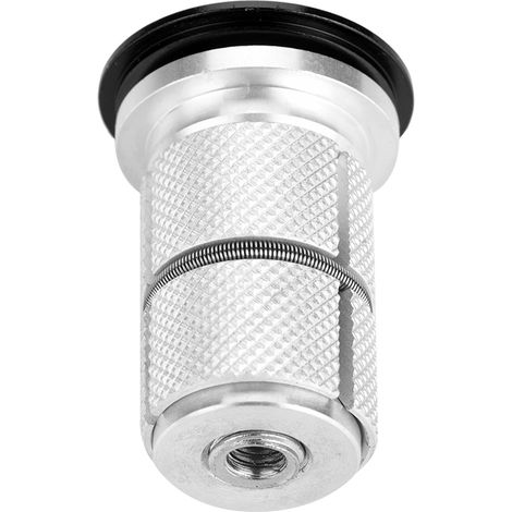 Bouchon d'expansion de fourche de vélo en alliage d'aluminium 1/1.25 pouce - Noir (1/5)