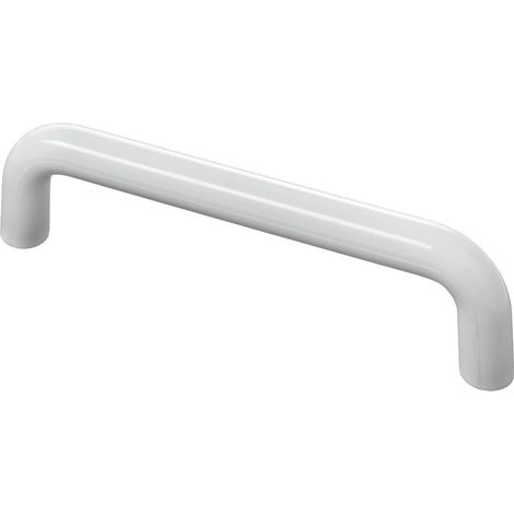 Hettich Möbelgriff Kunststoff weiß 10,0 x 105,0 x 28,0 mm - 1 Stück Möbelgriff