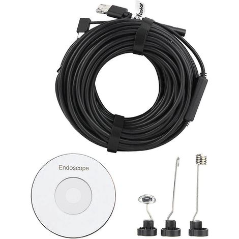 USB‑20M‑8.5HD 3-in-1 Industrielle 6‑8‑LED-Licht Wasserdichte Endoskopkamera Autoreparaturwerkzeug