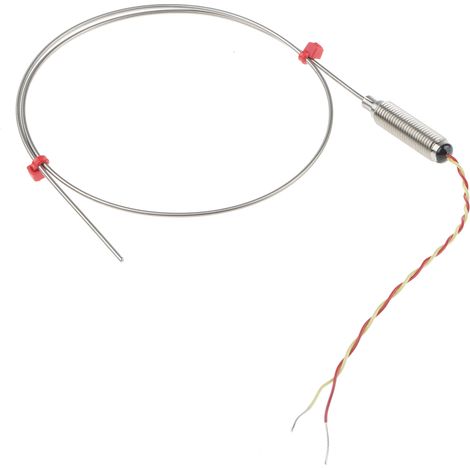 Thermocouple type K Ø 1.5mm, L 500mm, +1100°C max à Câble ( Prix pour 1 ) (1/2)
