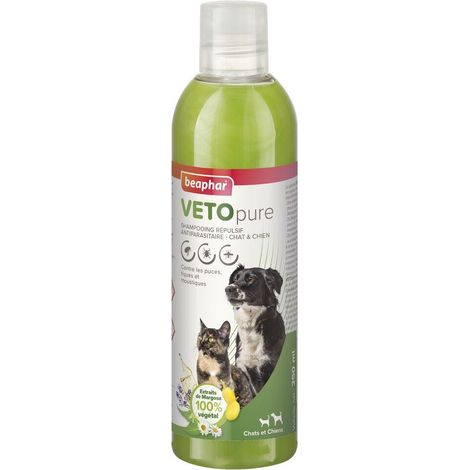 Shampooing répulsif antiparasitaire Beaphar : 250ml
