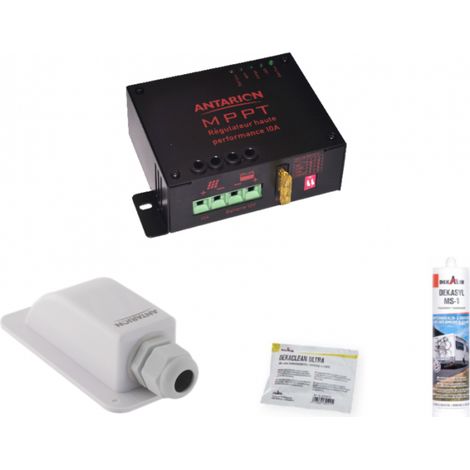 ANTARION Blister de pose solaire Régulateur MPPT10A Simple sortie