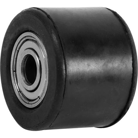 Roue guidage tendeur poulie rouleau chaîne 8mm, 2 pièces, moto Pit Dirt Bike noir (1/5)