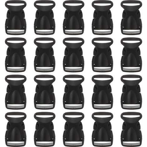 Boucles de déverrouillage pour sangles, clips, boucles, sangles en plastique pour colliers de chien, fermoirs de rechange pour ceintures bananes robustes (1/5)