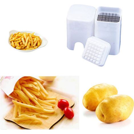 Coupe-frites pratique pour frites et bâtonnets de légumes - Ustensiles de cuisine (1/5)