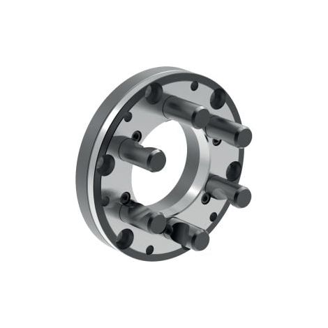 Röhm  acciaio  flangia  intermedia  DIN  ISO  702-2  flangia  misura  6  Ø  181  lato  mandrino  DIN  6350  -  1349489 (1/3)