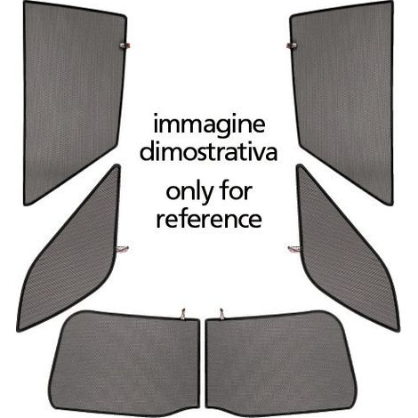 Kit tendine Privacy - 4 pz - compatibile per Fiat Punto 3p (01/9308/99) (1/5)