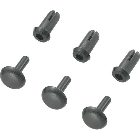 TRU COMPONENTS TC-SRR-365K203 TC-10820812 Rivetto Ø foro 3 mm Nero 1000 pz.