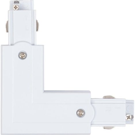 Conector Right Side Tipo L para Carril Trifásico Blanco (1/4)