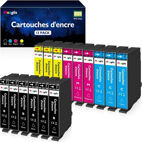 Cartouches d'encre Compatible pour 603XL pour Epson XP-2105 XP-2150 (1/5)