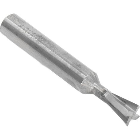 Fraise à queue d'aronde, fraise en carbure à 4 dents, queue universelle, pour travaux à 80 degrés. (1/5)