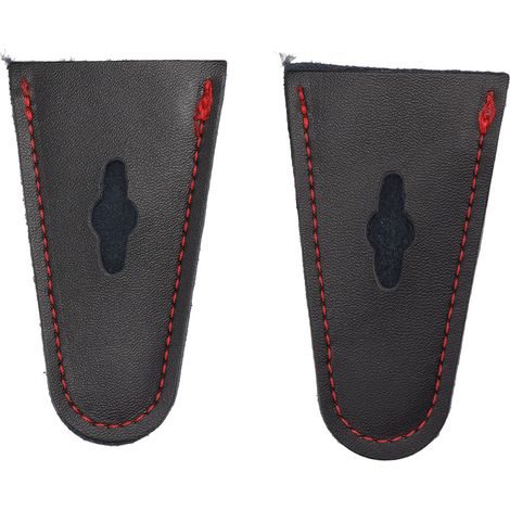 Ein Paar Bogenspitzenschützer aus strapazierfähigem Leder, geeignet für Recurve-Bögen zur Jagd im Freien, schwarz. (1/5)