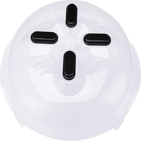 Tapa magnética antisalpicaduras para microondas, 28 x 30 cm, transparente, con orificios de ventilación para el vapor, libre de BPA.