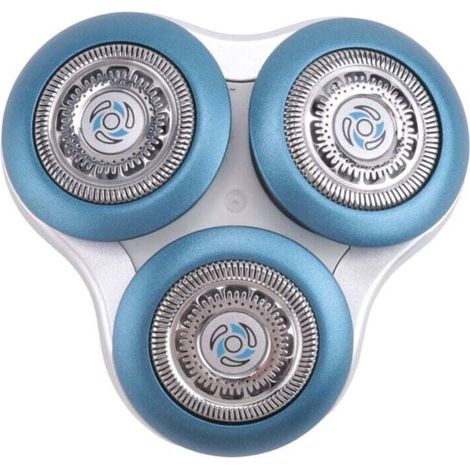 Lot de 2 Têtes de Rasoir Compatibles avec Modèles SH70 S7010 S7310 S7370 S7350 S7780 S7510 S772 (1/4)