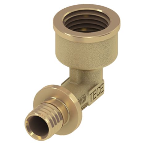 TECE TECEflex Manicotto di transizione angolare Dimensioni 20 x Rp 3/4, bronzo al silicio, 708103