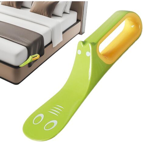 BUNTHAUS 29,5 x 9 x 6 cm Adorable lève matelas Outil de création de lit pour changer de draps Matériau Plastique avec poids de 150 g, taille compacte de , soutien scientifique pour dortoir, appartem (1/5)