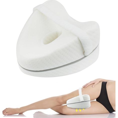 Cojín ergonómico para piernas con correas, alivia el dolor de espalda/cadera, apto para mujeres embarazadas. (1/5)