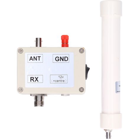 Kit d'antenne de réception active VLF/LF/HF avec câble à connecteur SMA, 10 kHz – 30 MHz, 5 – 13 V CC, 100 mA