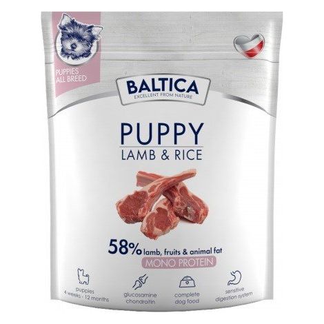 BALTICA NUTRACEUTIC Hypoallergenic Puppy Lamb & Rice S / M / L / XL 1kg (1/2)