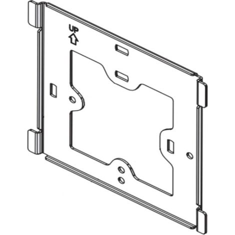 Etrier de fixation mural pour moniteur VOG5 1760/6 et VOG5W 1760/16 URMET STF7111