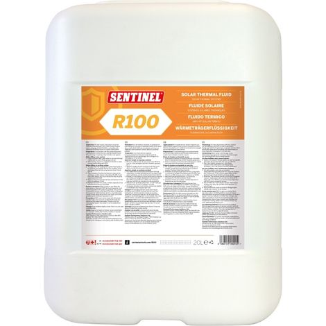 Fluido Termico per Impianti Solari SENTINEL R100 10LT Pronto all'Uso