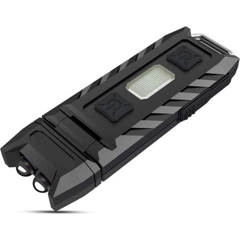 Thumb Lampe de Poche Rechargeable 85 Lumens Lampe Porte Clé avec Lumière Rouge (1/5)