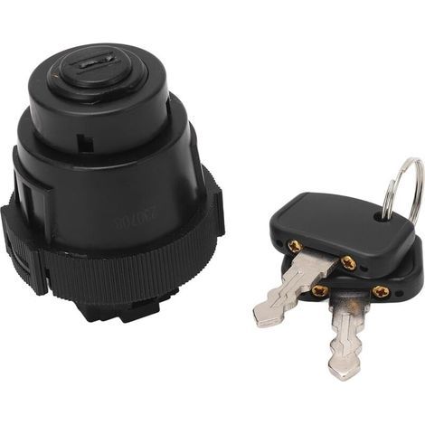 Lntyq Interrupteur D'allumage avec Clés, Interrupteur D'allumage de Démarreur K7571 62102 Interrupteur D'allumage étanche avec Clés de Remplacement pour Kubota (1/4)
