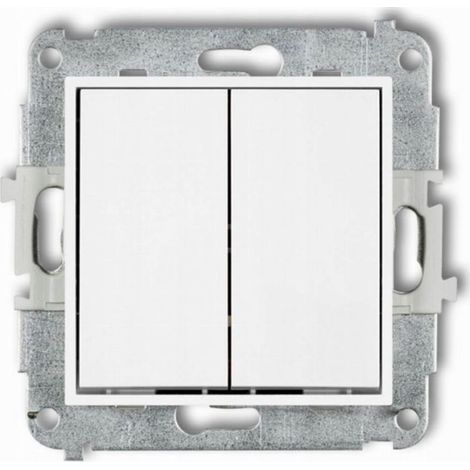 Mécanisme de commutation à chandelier Icon blanc IWP-2 (1/3)