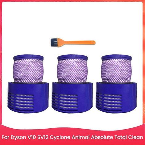Lot de 3 filtres de rechange pour aspirateurs Cyclone Animal Absolute Total Clean V10 SV12. (1/5)