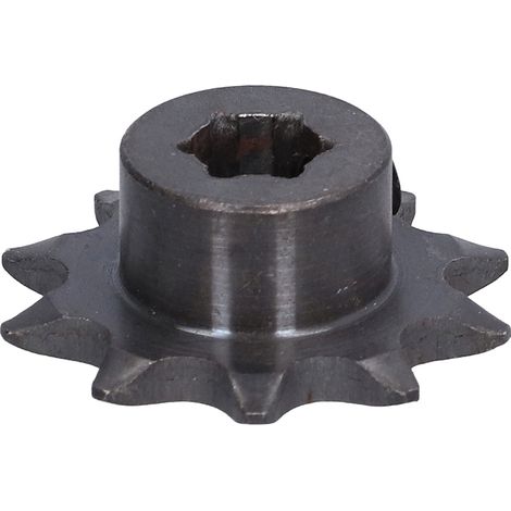 Lot de 3 pignons d'entraînement en acier inoxydable noir zingué, pas 8mm, alésage hexagonal 8mm, 10 dents, kit 5307-4008-0010 (1/5)