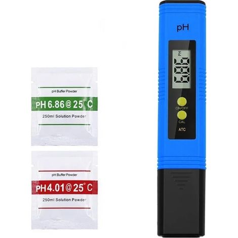 Testeur pH Sol Testeur qualité eau haute précision 0 virgule 01 pH écran LCD numérique pla mesure stylo test adapté piscines (1/5)