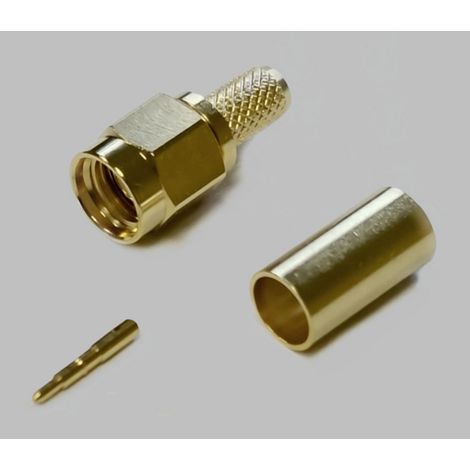TRU COMPONENTS 1579491 Connecteur SMA mâle, droit 1 pc(s)