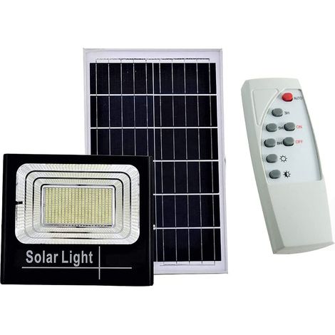 Faro Led 200w Con Pannello Solare Luce Fredda Faretto Led Casa Giardino Esterno